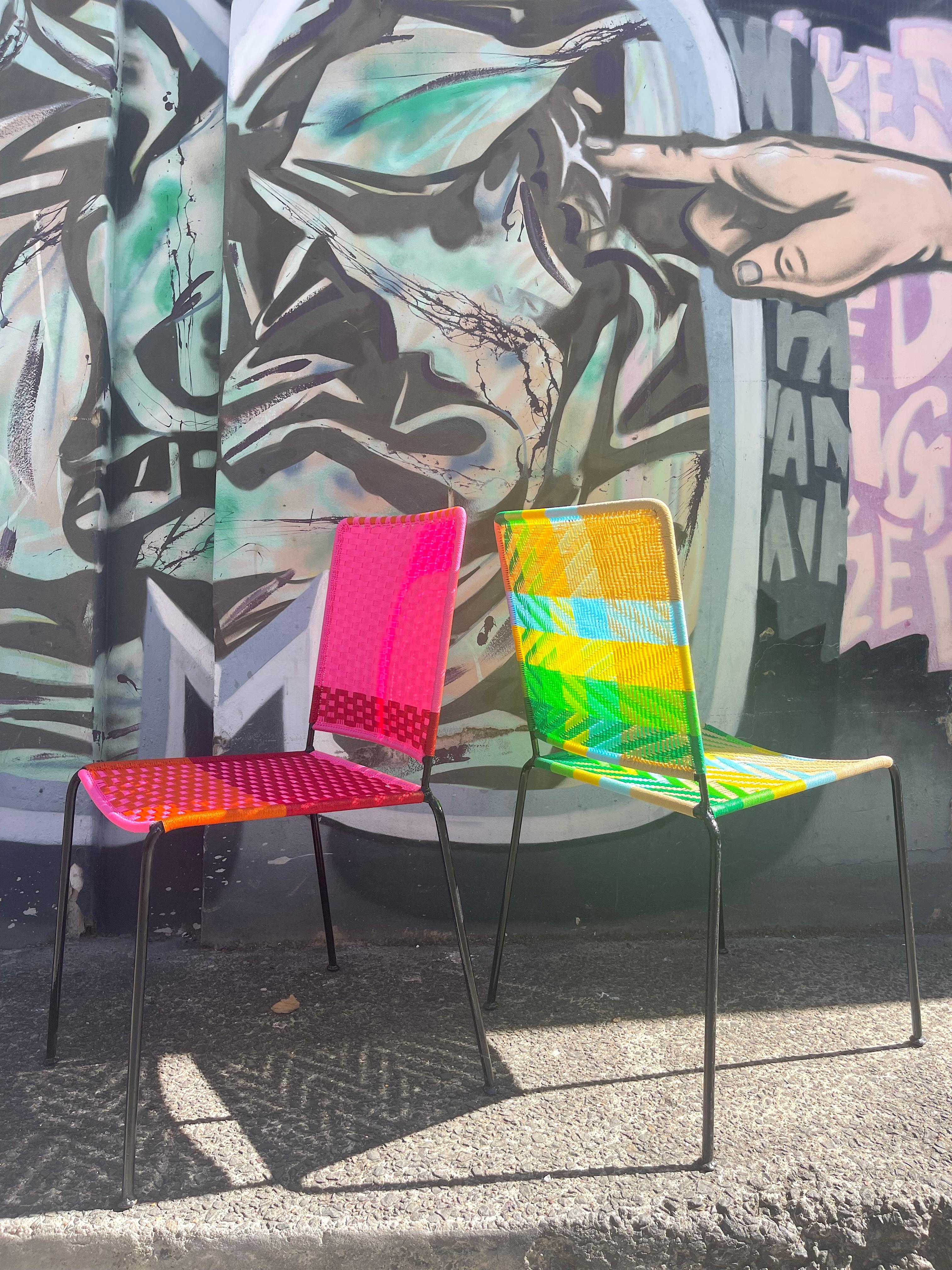 Silla tejida en venta 5