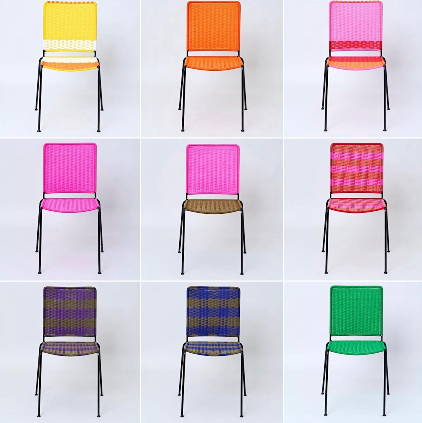 Silla tejida en venta 2