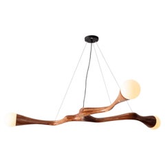 Gestapelte 3-Glühbirnen-Leuchtskulptur