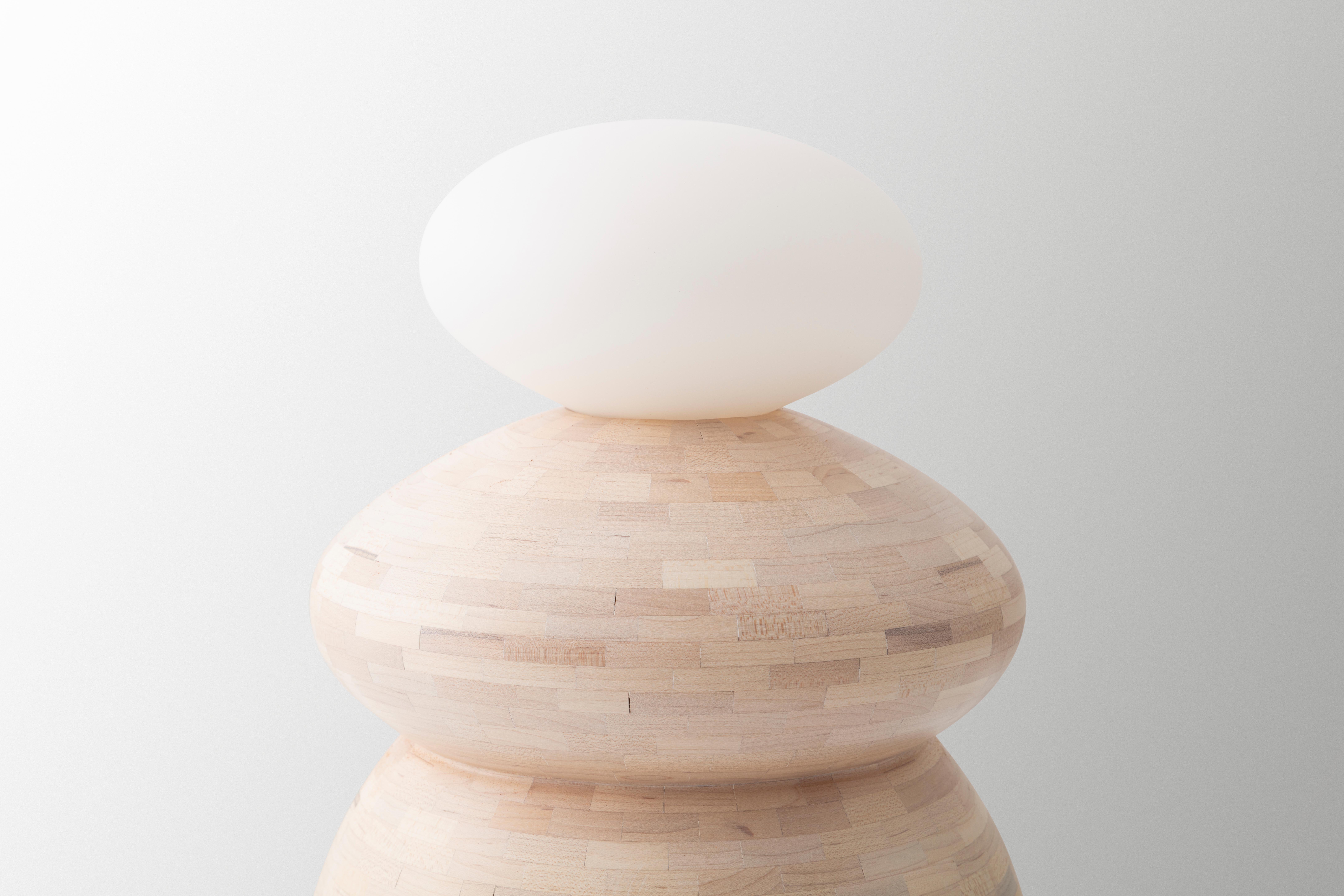 American STACKED Cairn Light No.1, Bone White finish, Available Now For Sale