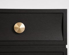 Gestapelte Kommode in Eiche Blackout von Stamford Modern