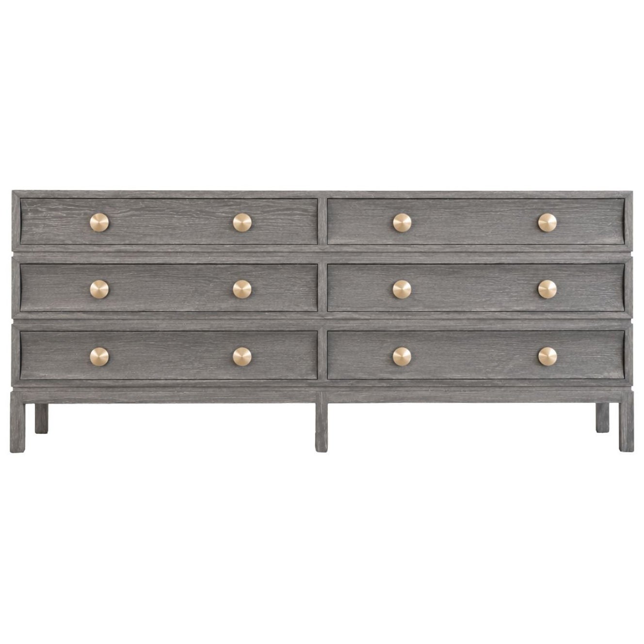 Comò impilato in Oak Gray Ceruse di Stamford Modern