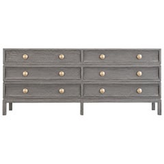 Stacked Dresser in Gray Ceruse Oak by Stamford Modern