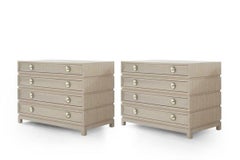 Stacked Dressers in Limed Oak