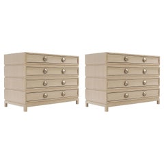 Stacked Dressers in Limed Oak