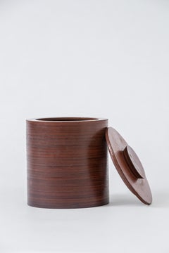 Stacked Leather Box in the Style of Dupré Lafon, France, 1970s