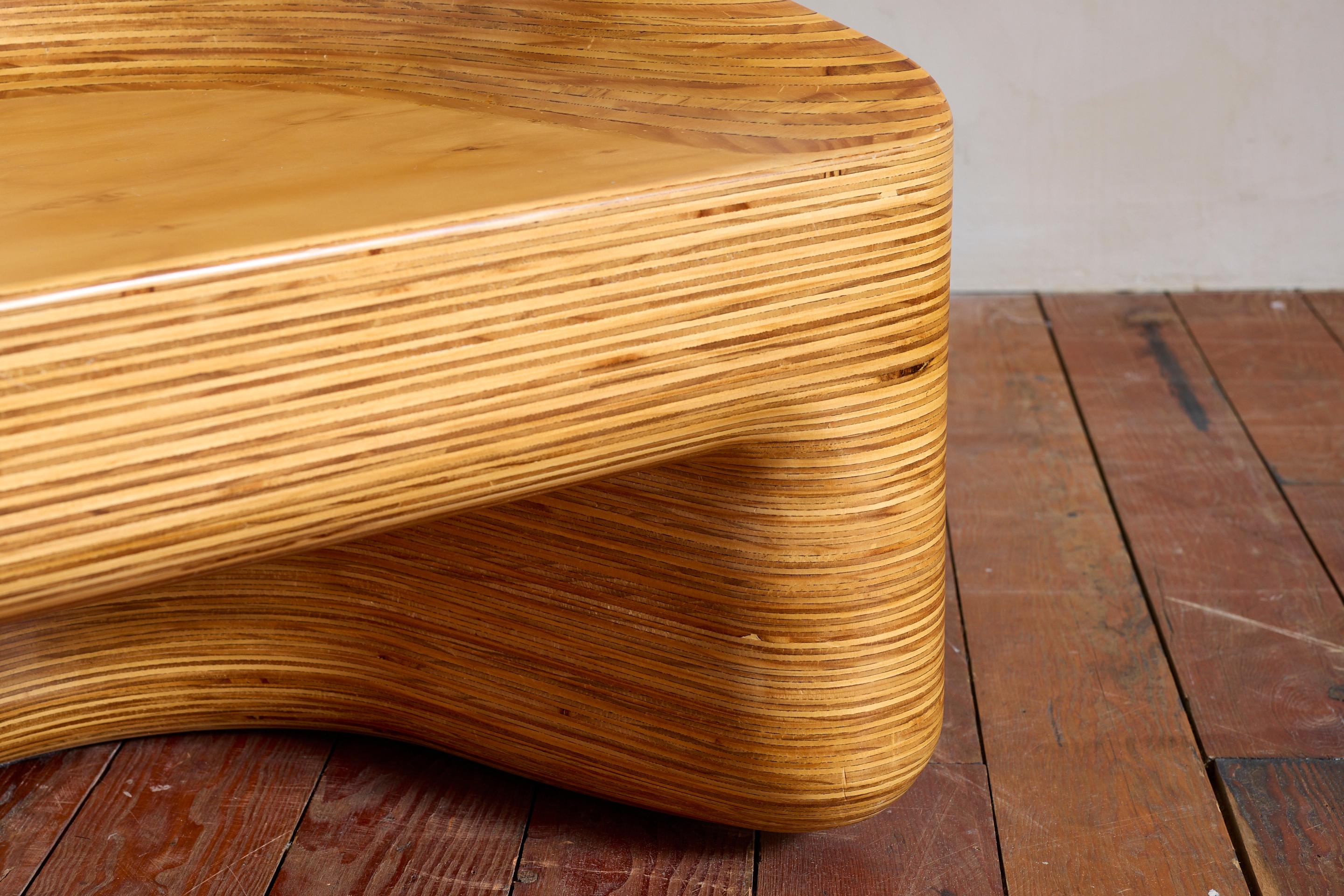 Stacked Molded Plywood Chairs in vendita 5