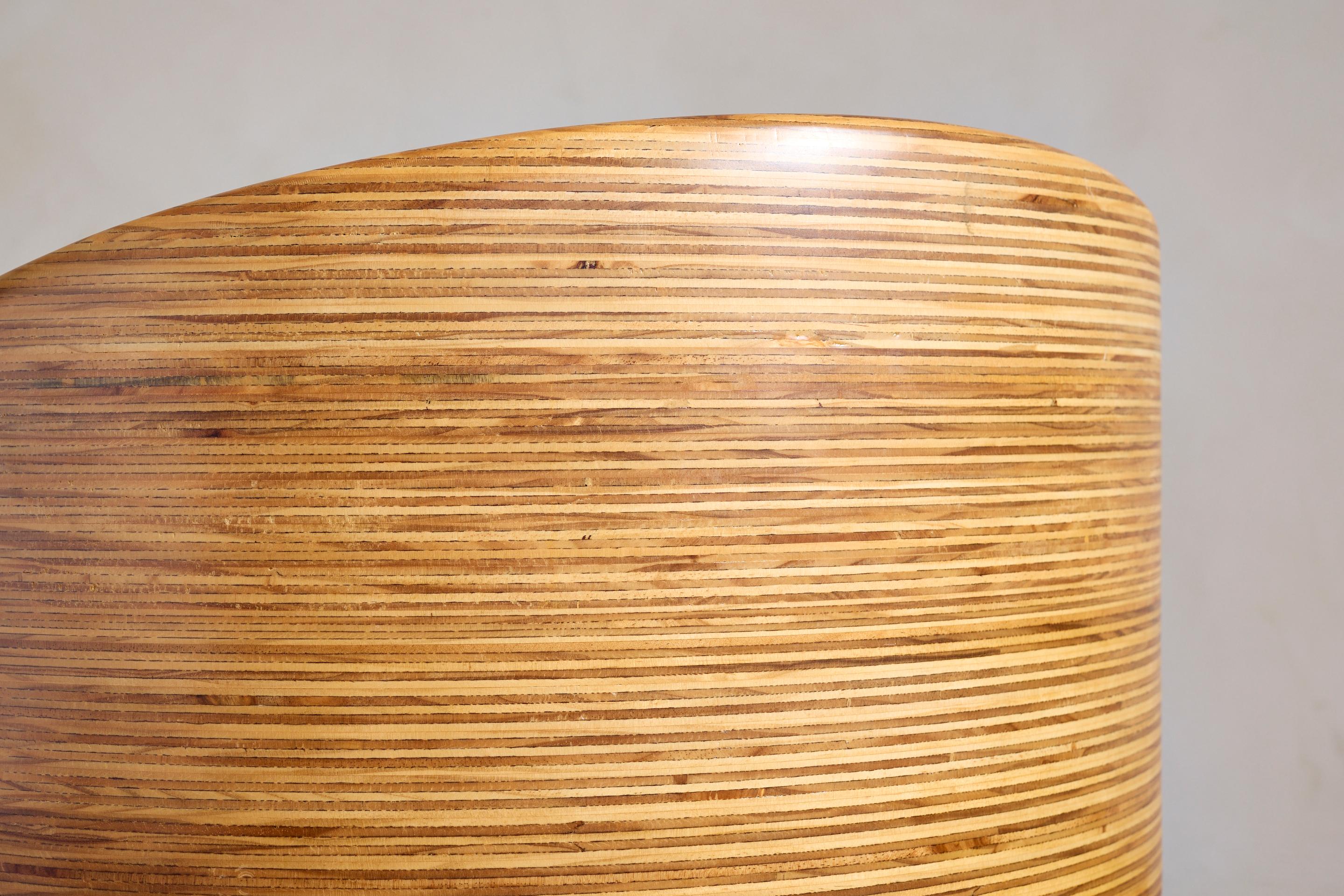 Stacked Molded Plywood Chairs in vendita 9