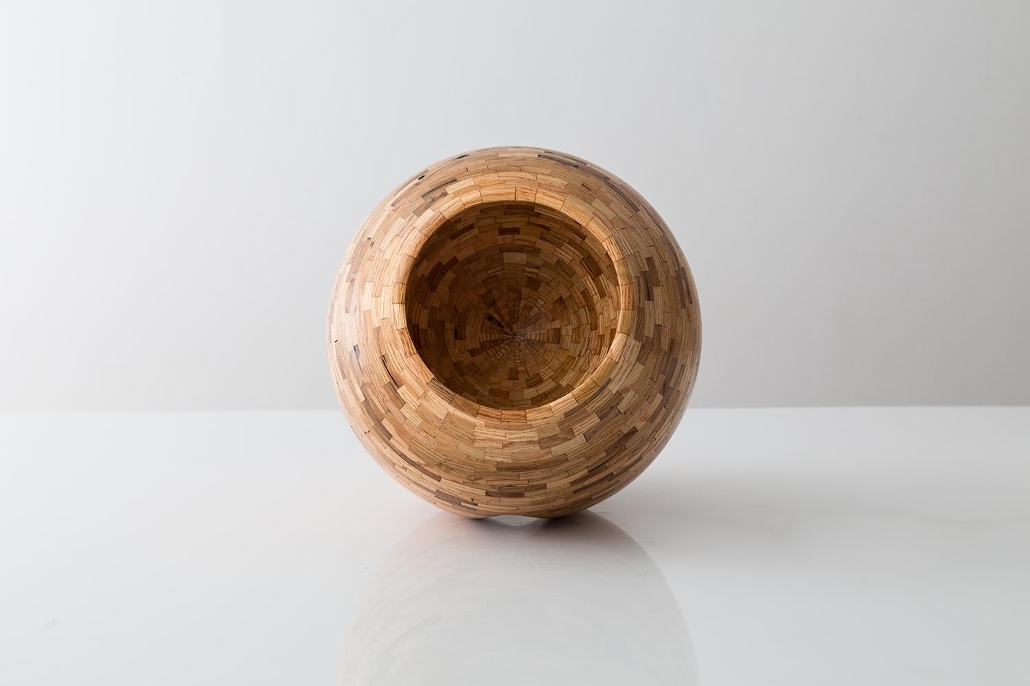 Contemporary American salvaged oak stacked wood vessel with honed finish. Titled 'Rocker' by Richard Haining.


Richard Haining is a Brooklyn-based studio furniture maker and artist. Raised in Atlanta GA and educated at the Rhode Island School of