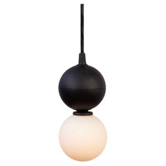 Stacked Pendant Light by Research.Lighting, Black, Prototype, In Stock