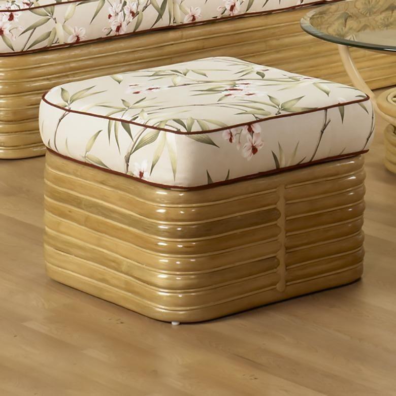 Fabric Stacked Rattan Fan Arm 