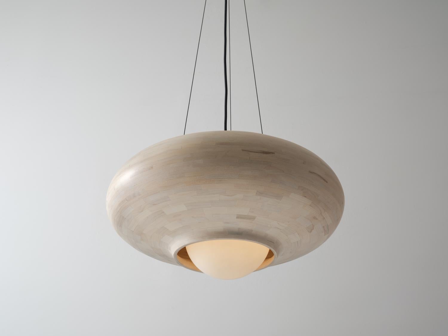 The beauty of Richard’s signature STACKED style is based entirely in the process. Each STACKED object he creates is built, sculpted, and finished entirely by hand. To the confusion of many, there is no lathe work involved for any of his pieces.