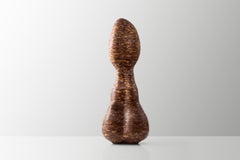 STACKED Sculpture No 5. Made of Salvaged Walnut by Richard Haining Available Now