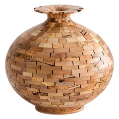 STACKED Spalted Maple Vase, by Richard Haining, Available Now