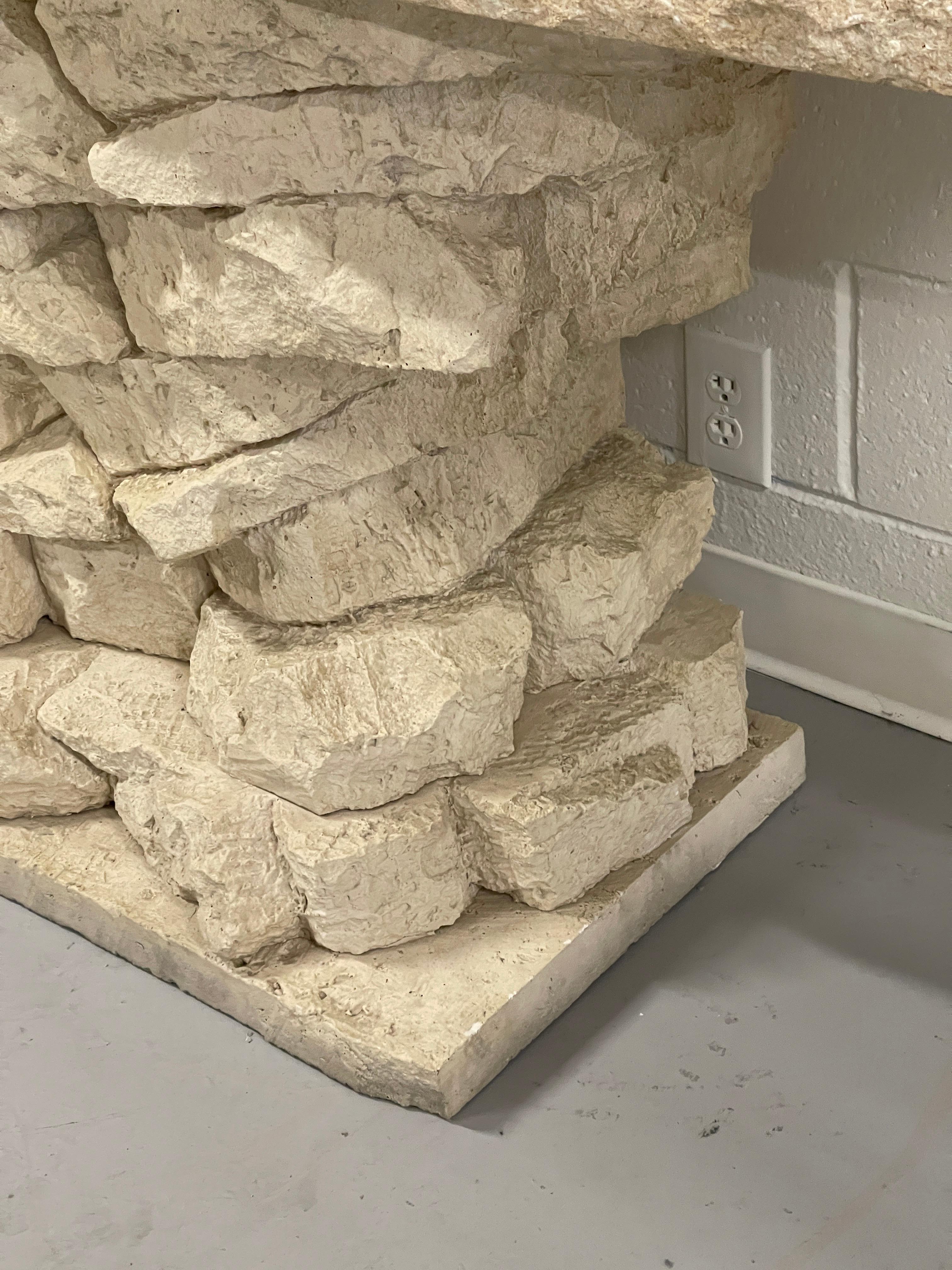 Stacked Stone Console For Sale 3