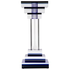 Gestapelte Vase, zeitgenössische bildhauerische Acryl Vase