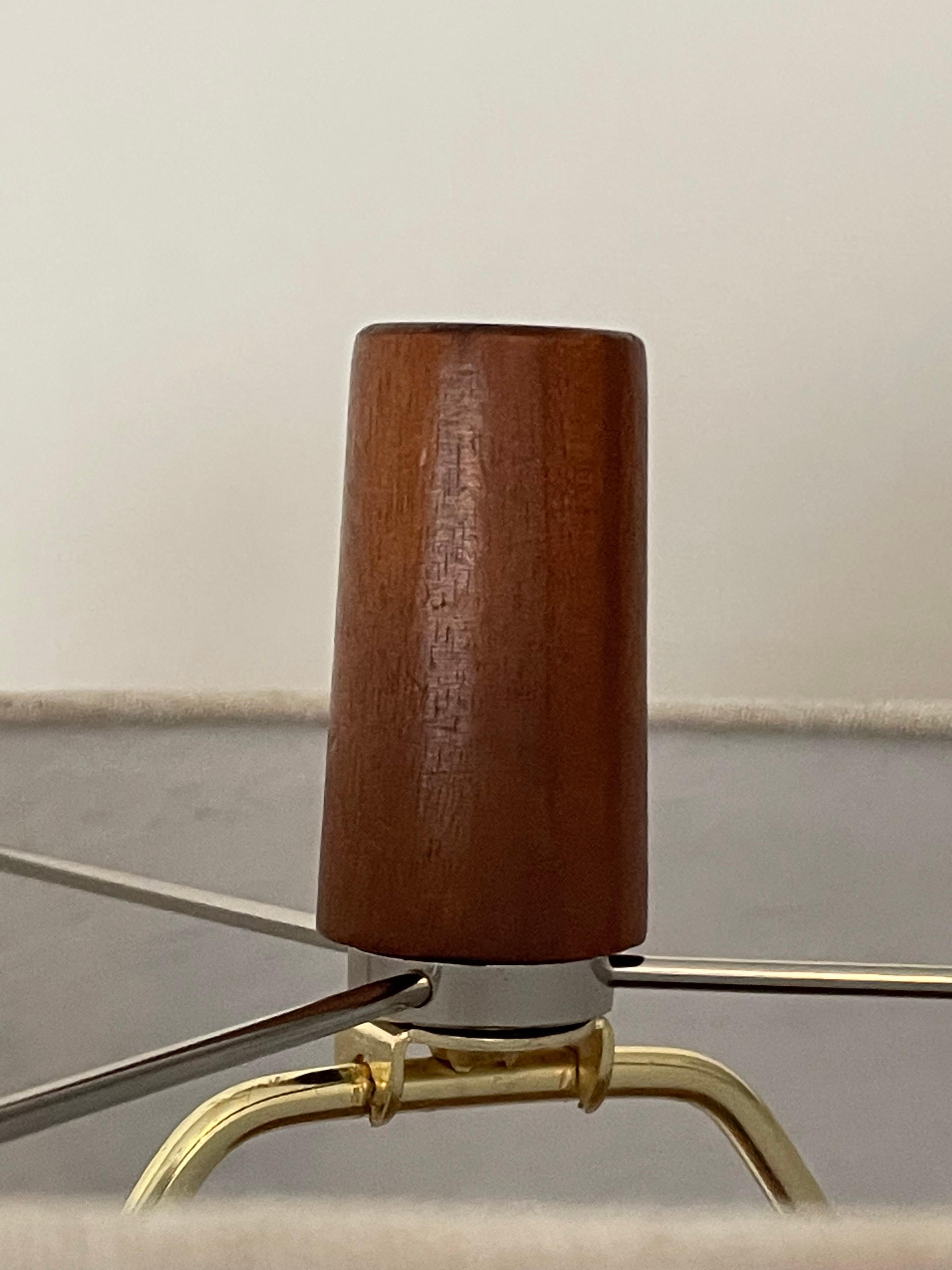 American Stacked Walnut Martz Lamp for Marshall Studios For Sale