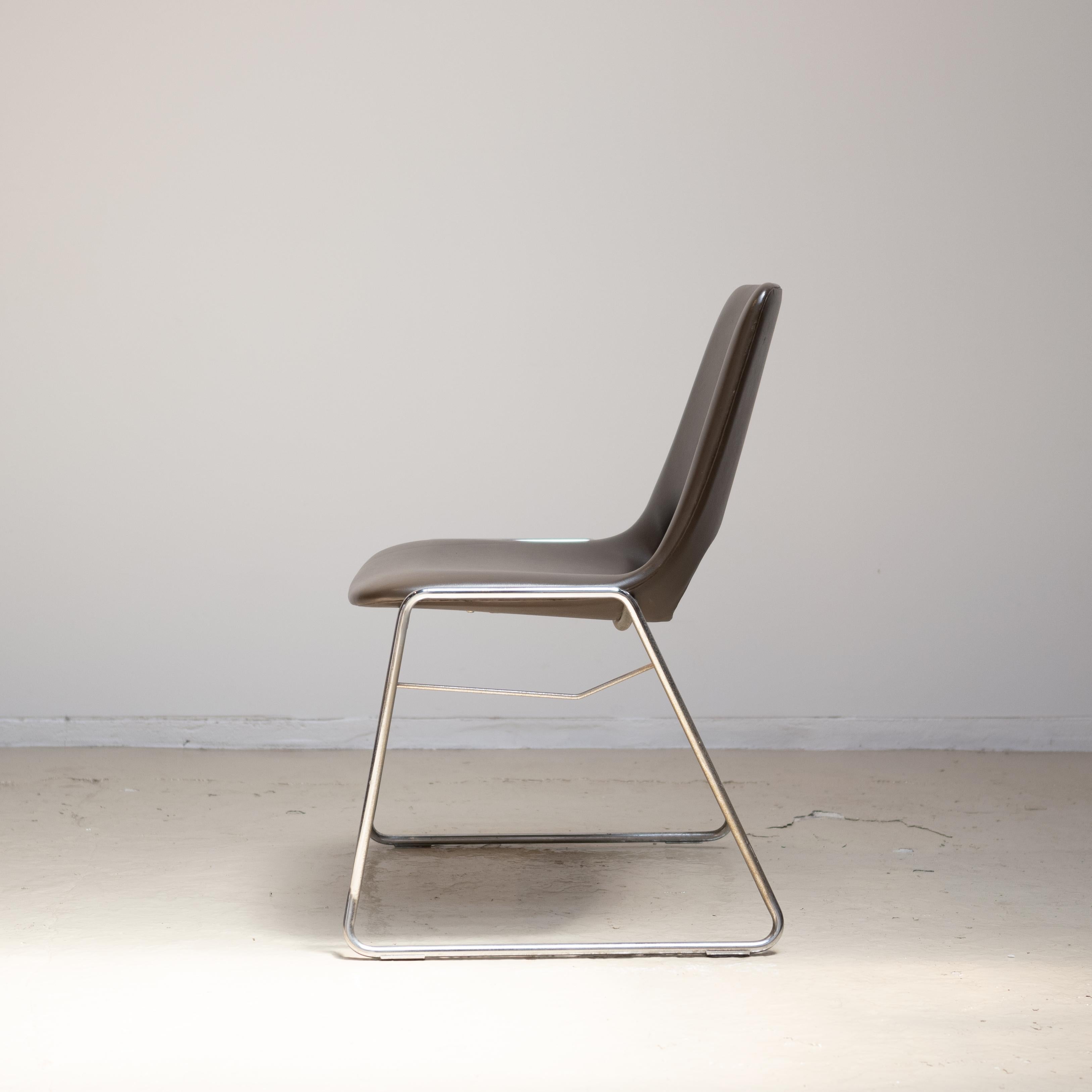 Japanese Stacking Chair by Tendo Mokko, Japan, 1970s For Sale