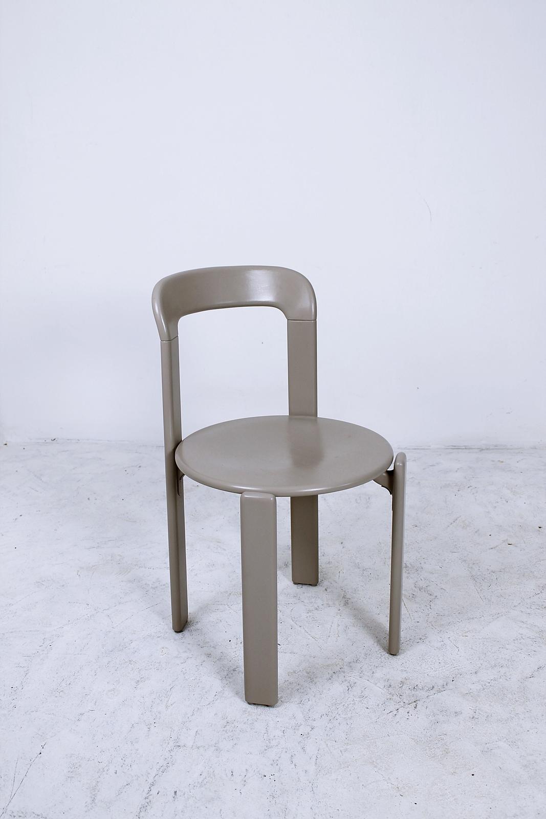 Stacking Chairs by Bruno Rey for Dietiker, Switzerland, 1970s 2