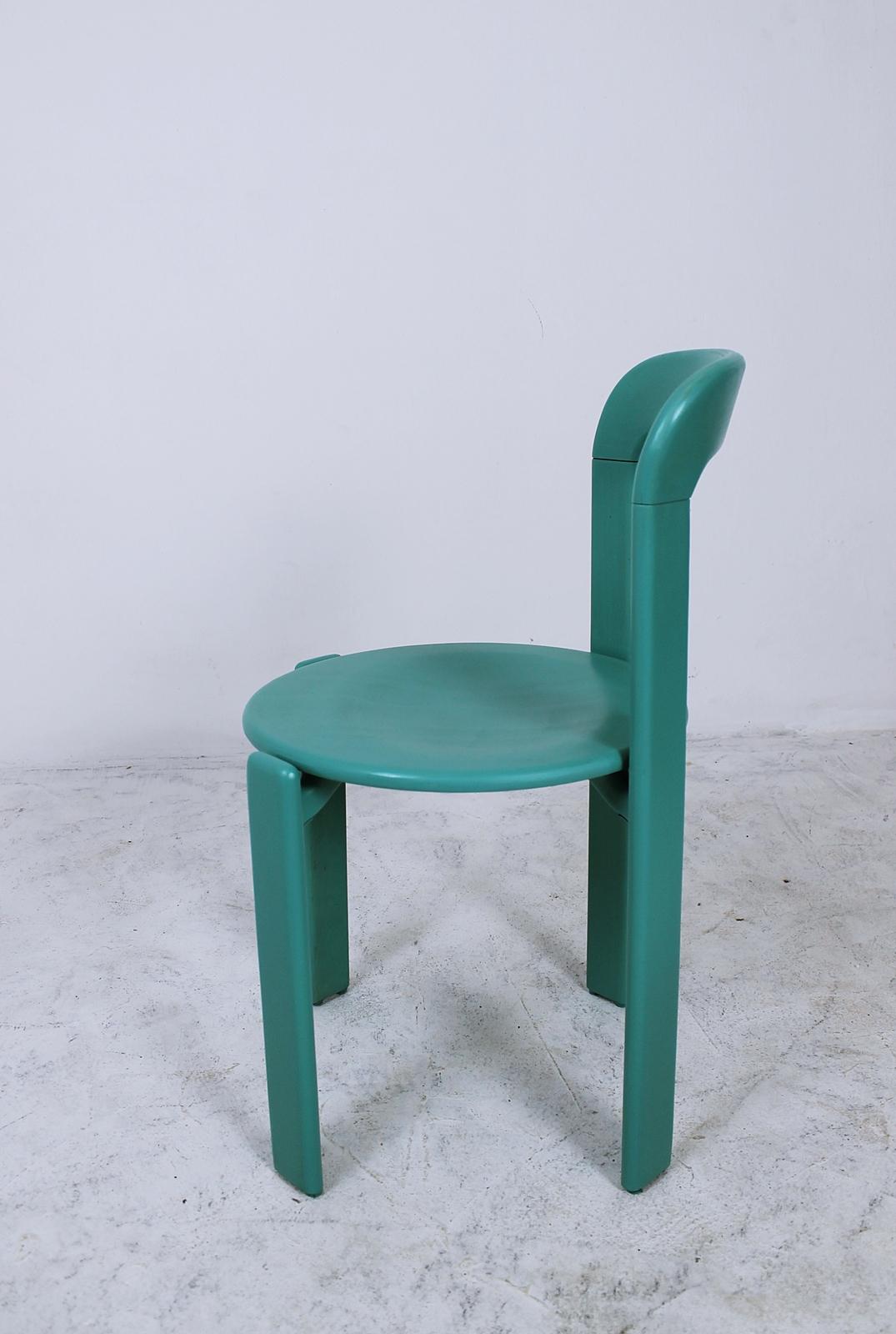 Stacking Chairs by Bruno Rey for Dietiker, Switzerland, 1970s In Good Condition In Debrecen-Pallag, HU