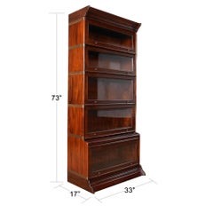 Stacking Mahogany Bookcase