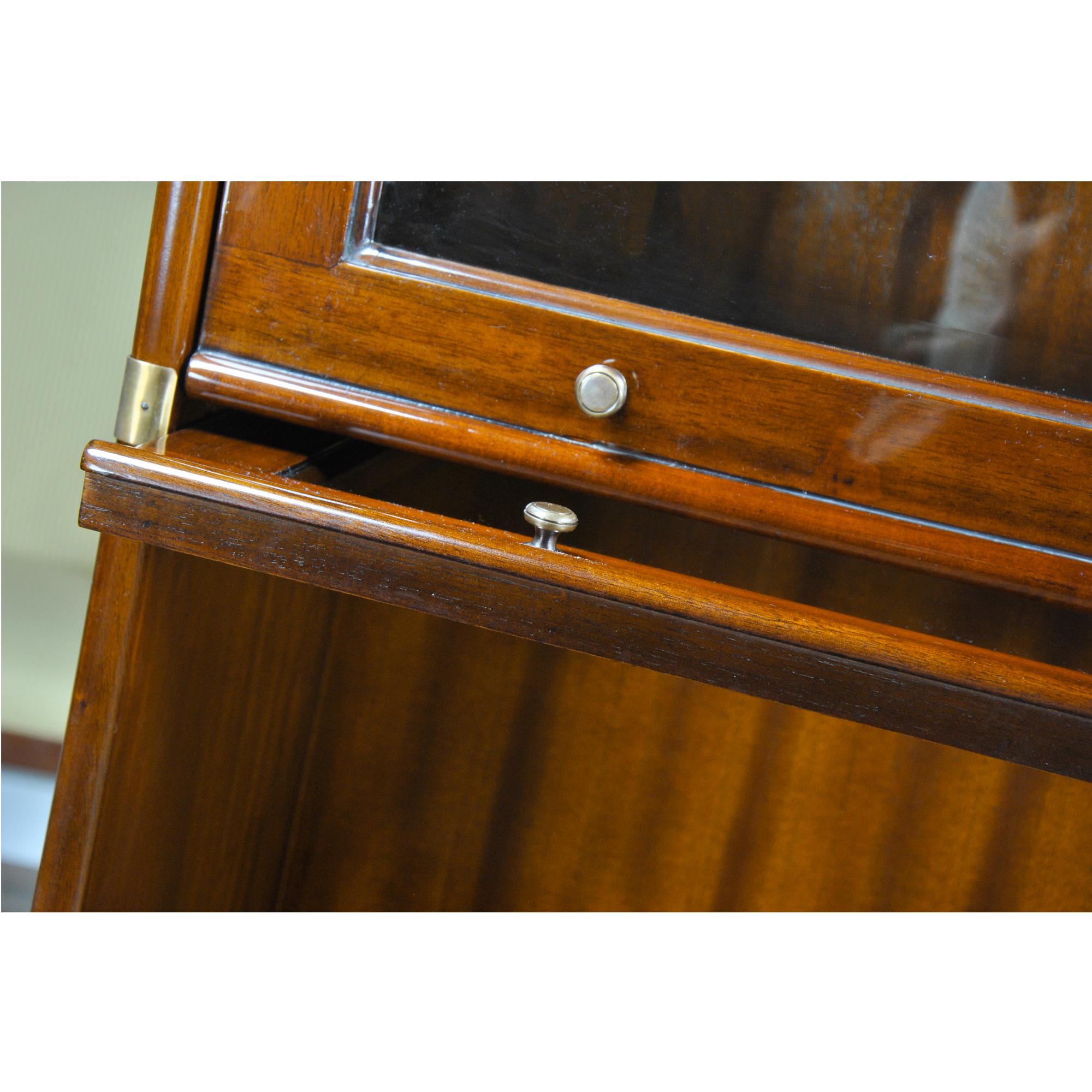 Chippendale Stacking Mahogany Bookcase For Sale