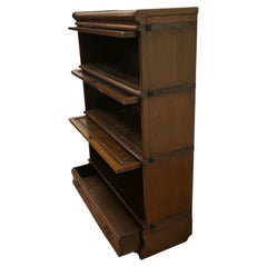 Stacking Oak Globe Wernicke Barristers Bookcase or Filing Cabinet