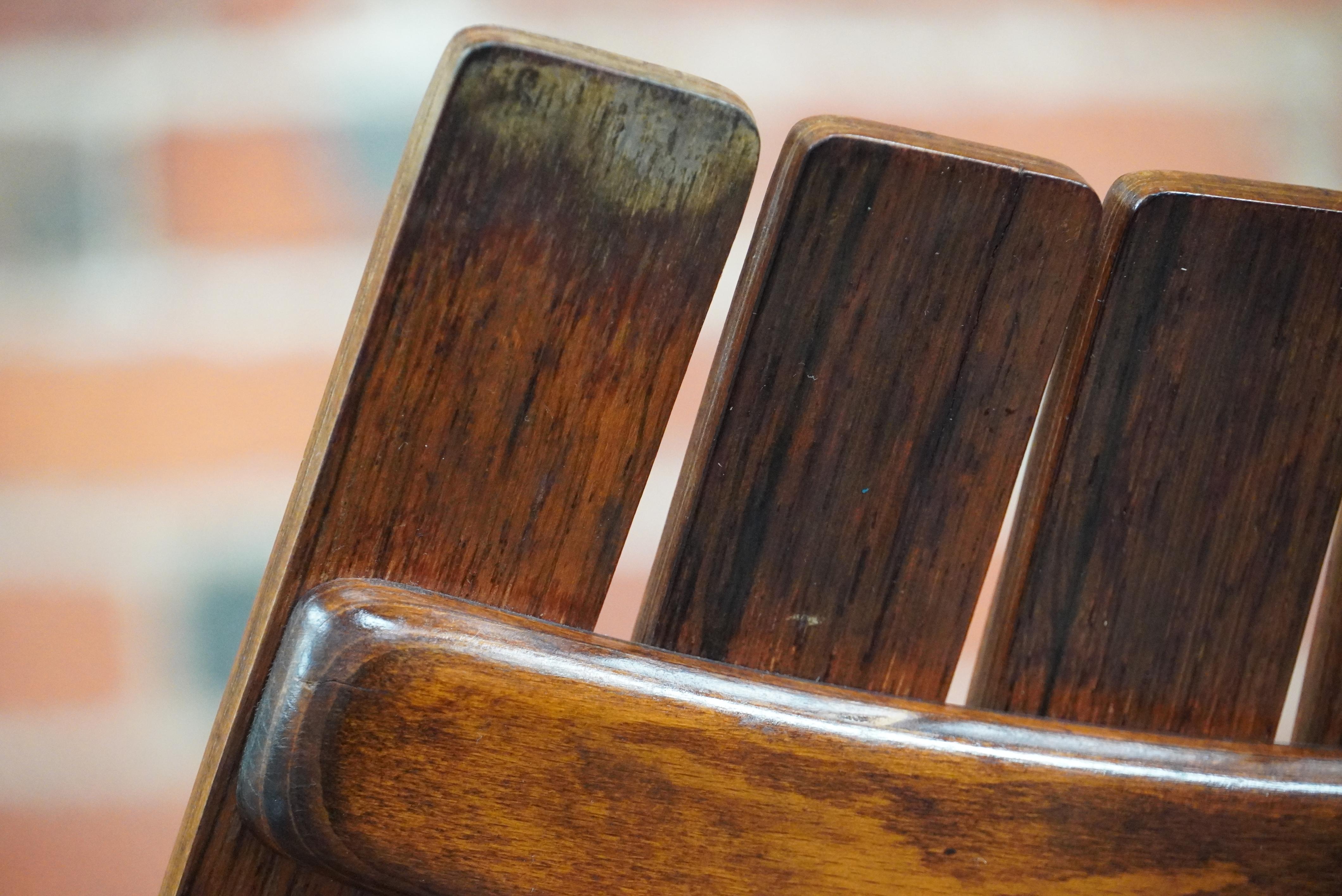 Chaises de salle à manger empilables en palissandre de Hans Brattrud de Norvège 8