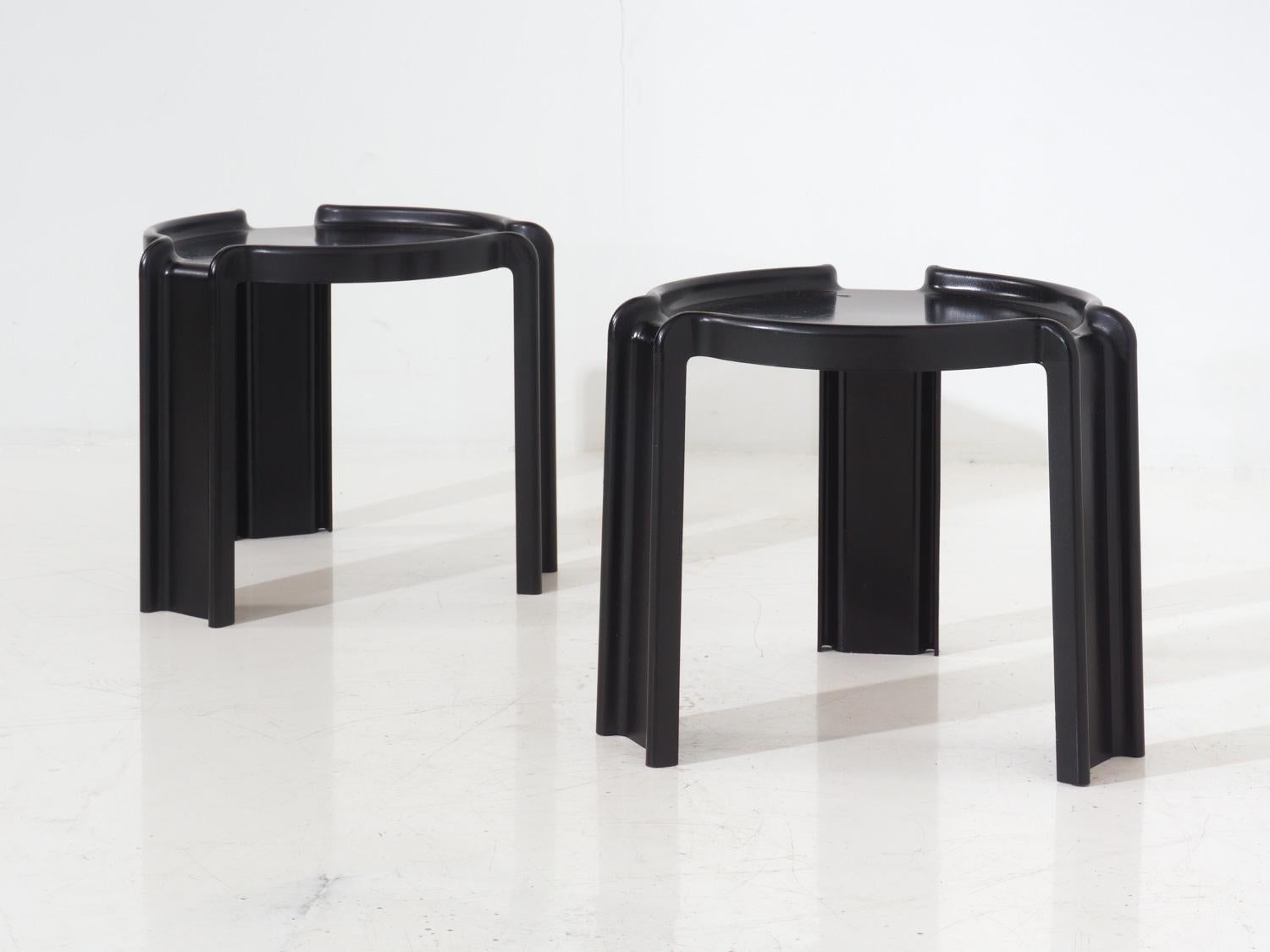 Mid-Century Modern Stacking Side Tables, 1970s