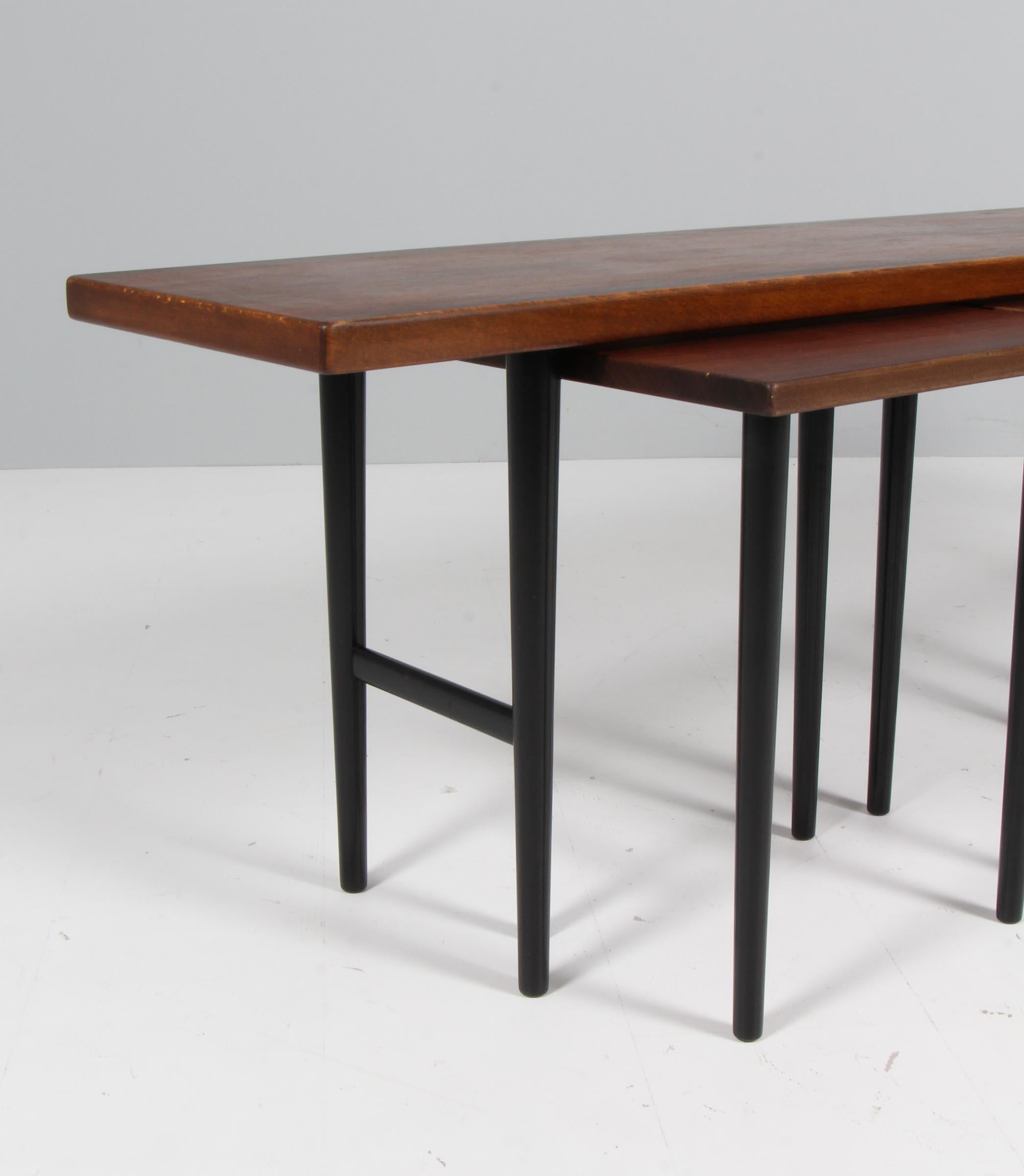 Danish Stacking table by Kurt Østervig for Jason Møbler, Rosewood, 1960s