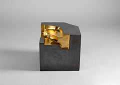 Stacklab, "Gold Cube", Contemporary Side Table, Canada, 2016