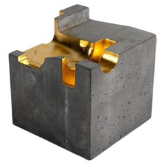 Stacklab, "Gold Cube", Contemporary Side Table, Canada, 2016