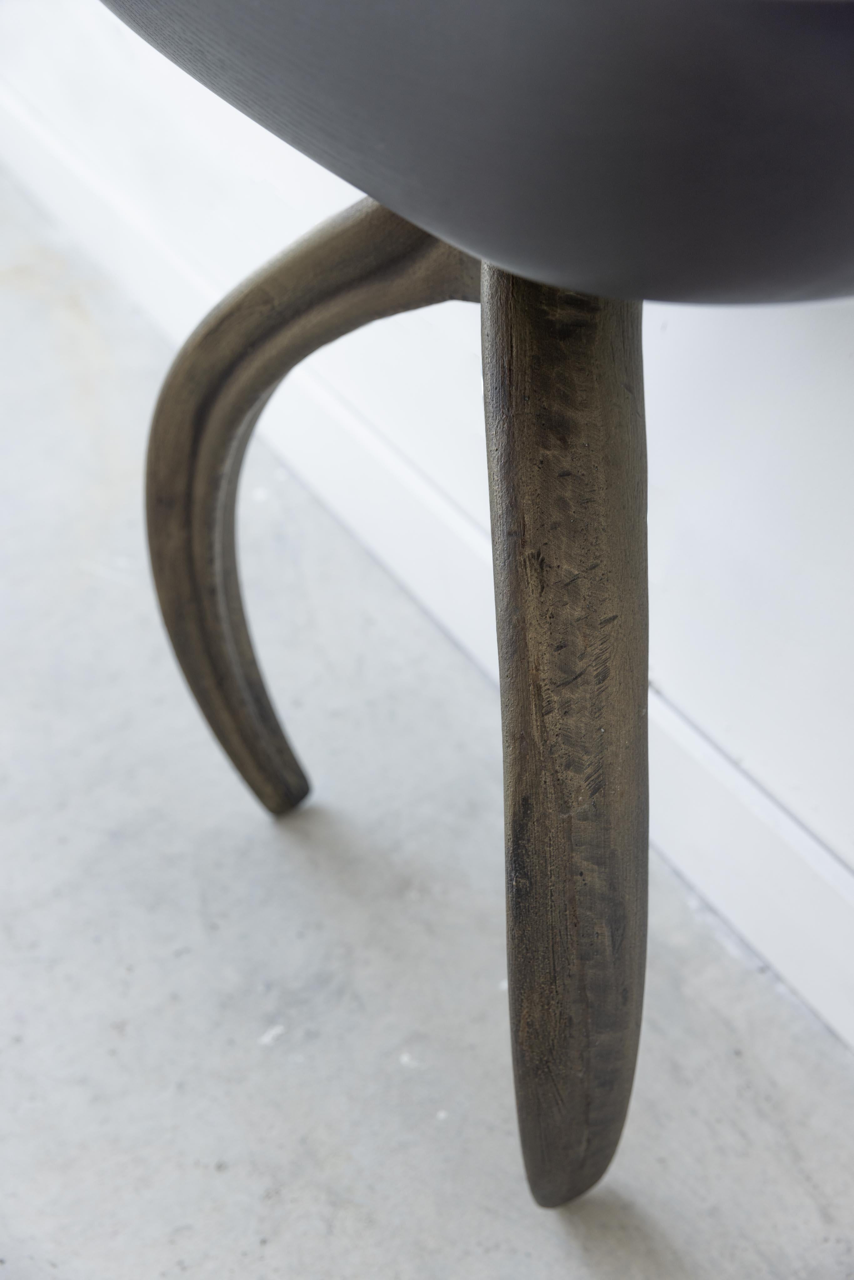 Modern Stacklab, Wishbone Console - Demilune Wood  For Sale
