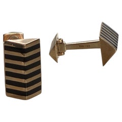 Stacks Cufflinks in 9K Gold Inspired by Donald Judd, Limited Edition