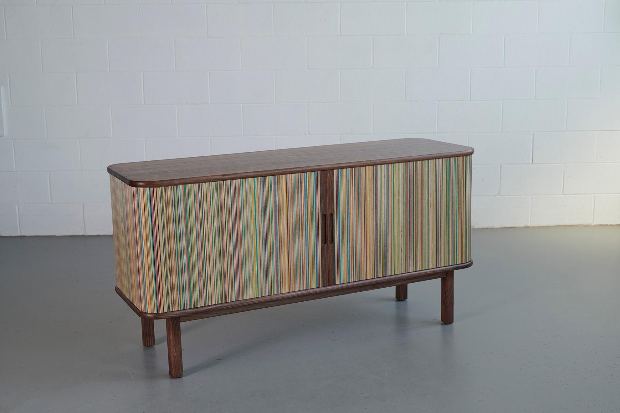 Varnished 'STACKTON' Credenza For Sale