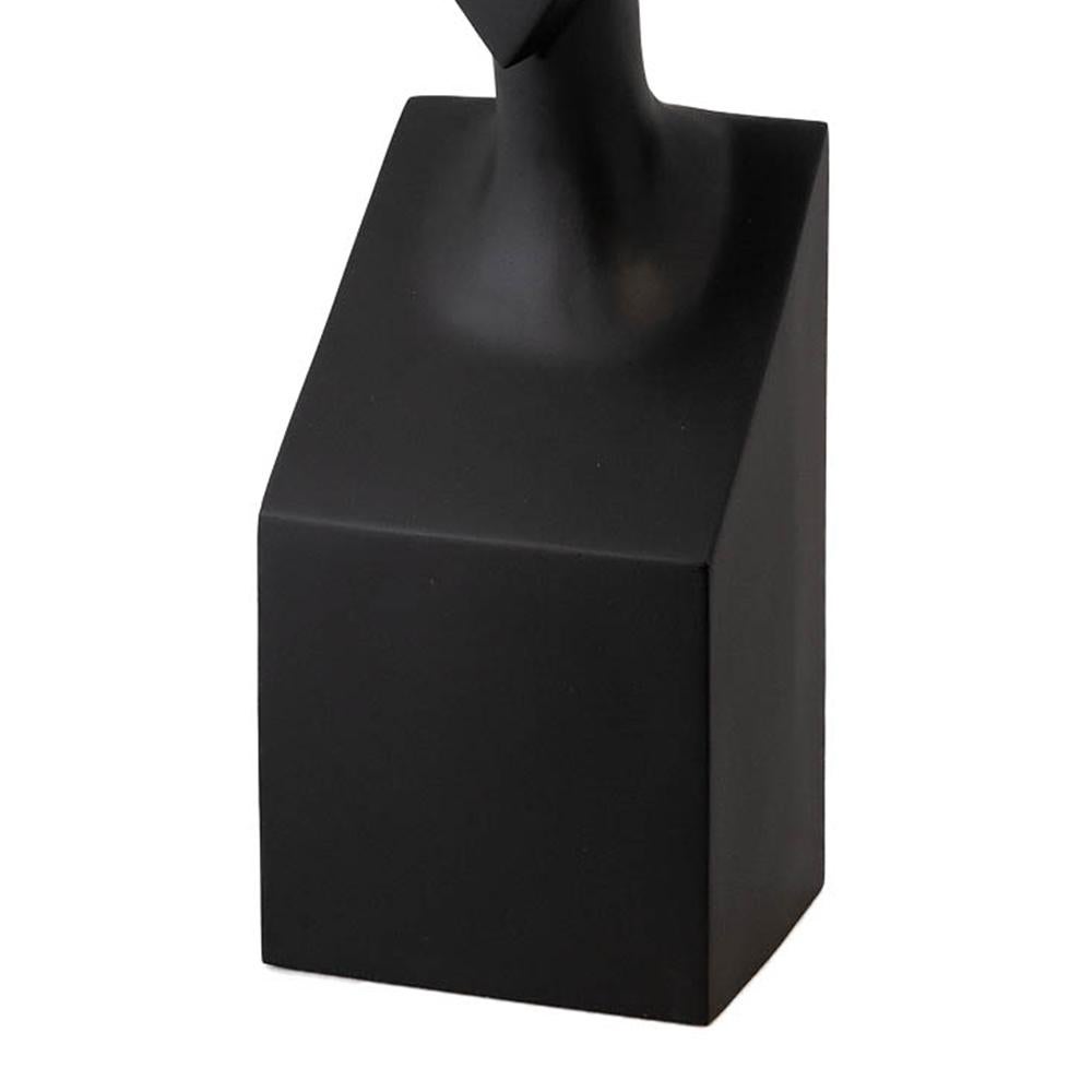 Belgian Stacy Black Resin Sculpture For Sale