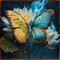 "Mystical Metamorphosis I" (2024) By Stacy D'Aguiar, Original Acrylic Painting