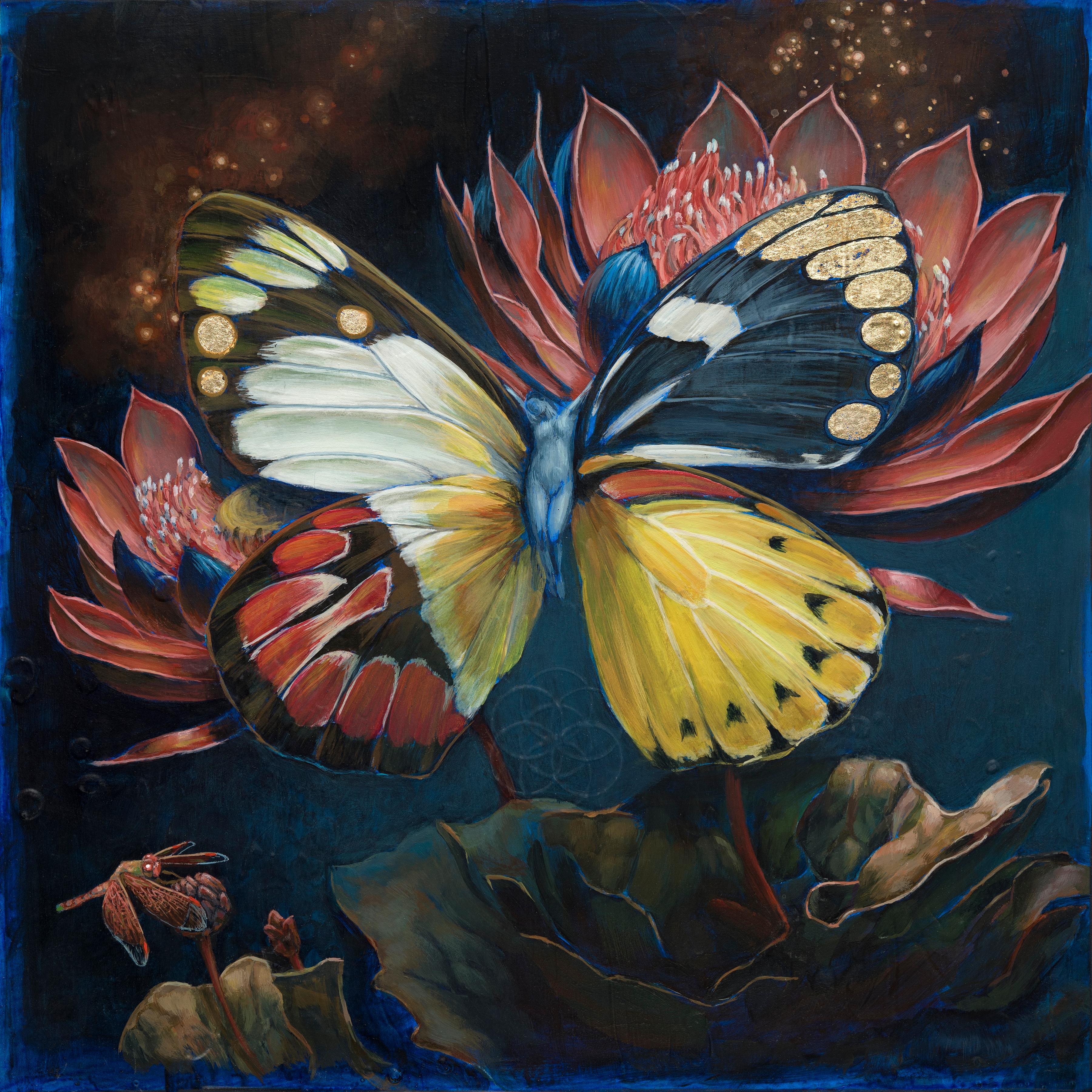 "Mystical Metamorphosis II" (2024) By Stacy D'Aguiar, Original Acrylic Painting