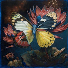 "Mystical Metamorphosis II" (2024) By Stacy D'Aguiar, Original Acrylic Painting