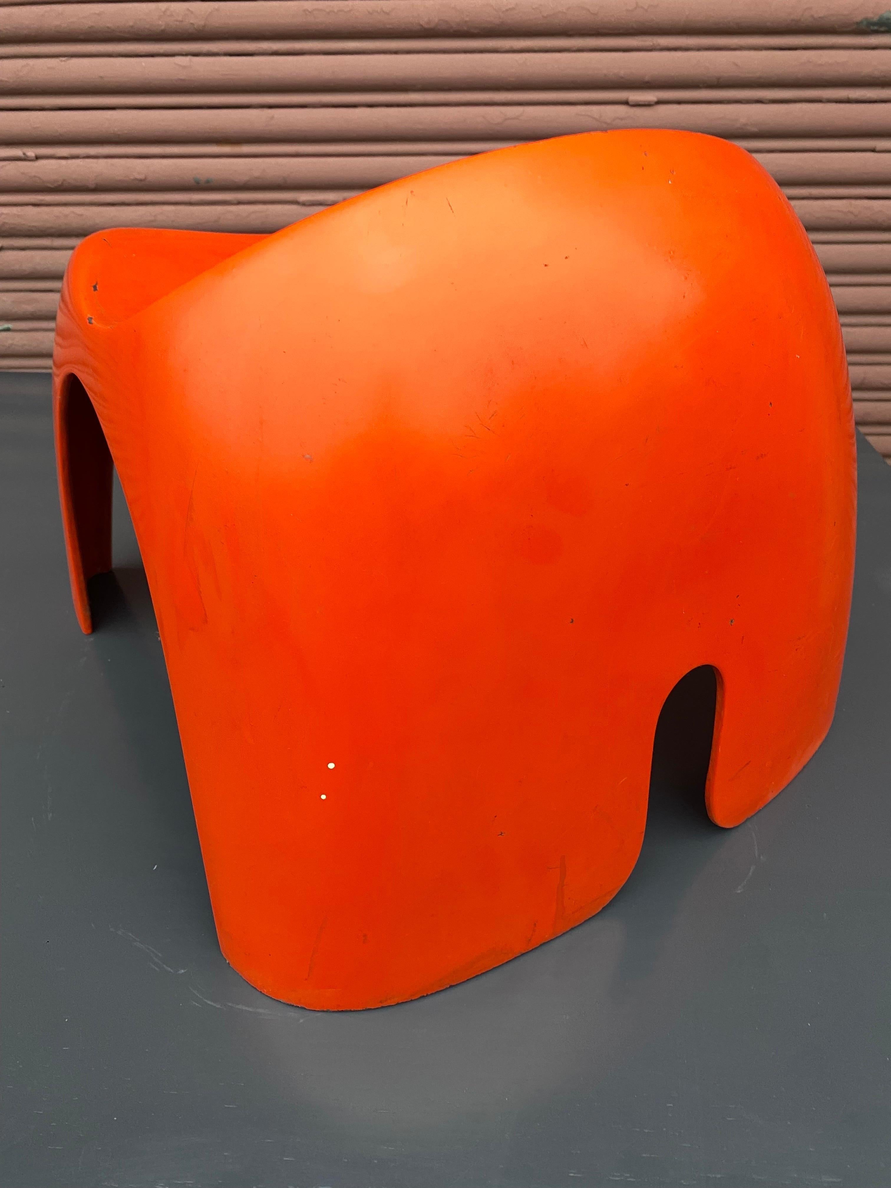 Mid-Century Modern Stacy Dukes Prototype Fiberglass stool from California Design 10/ 1968  For Sale