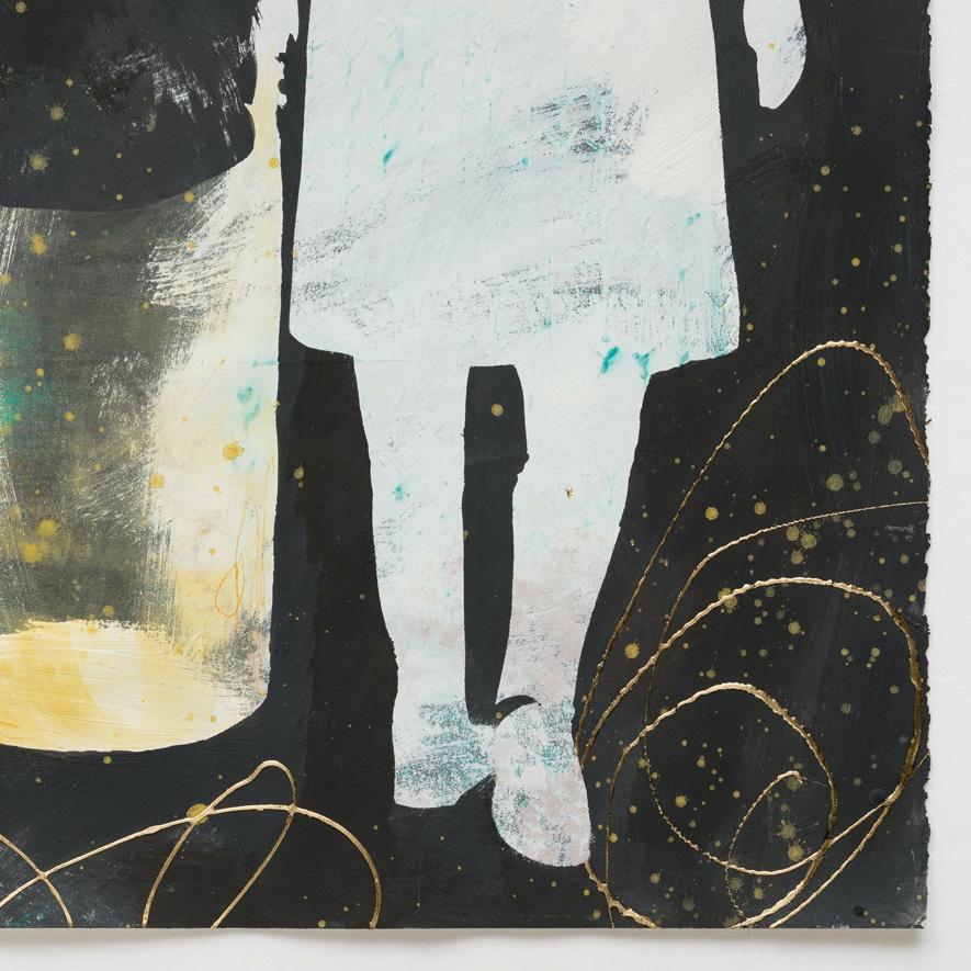 Se trata de una obra minimalista en técnica mixta, única en su género, de la artista de San Diego Stacy Nixon. Sus dimensiones son 26 