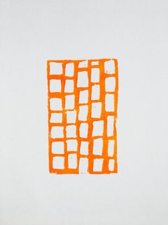 Ciudad, Obra Impresa a Mano, Linograbado