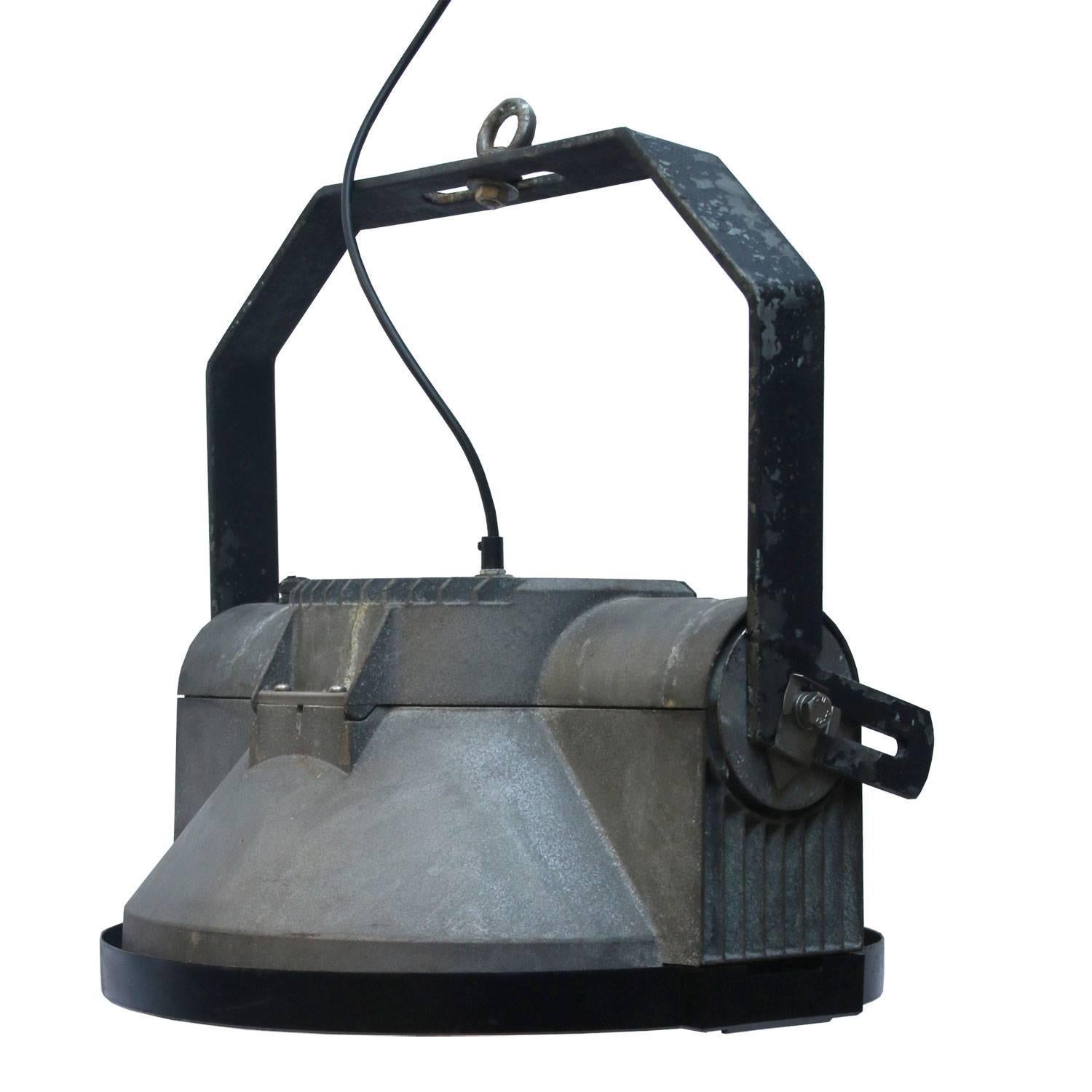 Industrial Stadium Lamp Amsterdam Arena Cast Clear Glass Mirror Hanging Lights