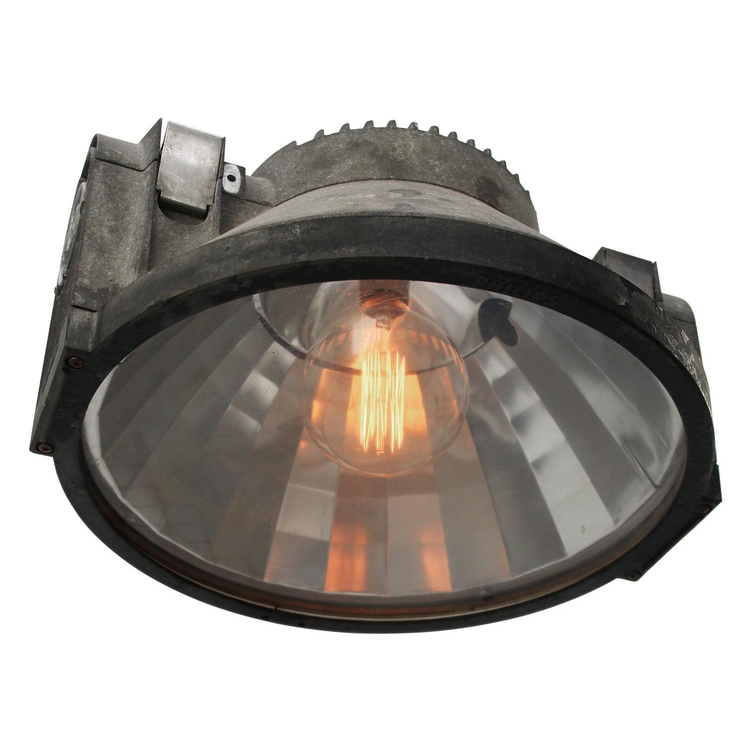 Industrial Stadium Lamp Amsterdam Arena Cast Clear Glass Mirror Hanging Lights