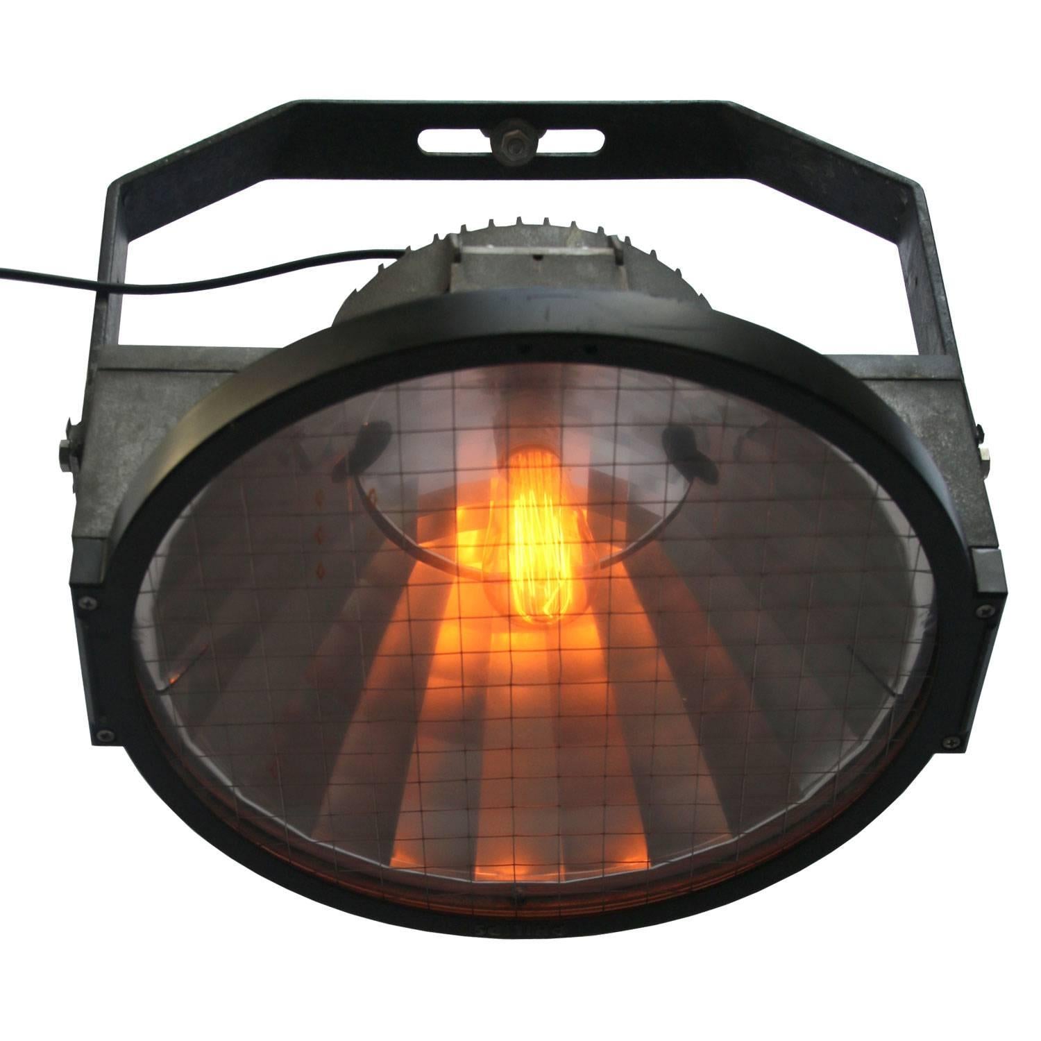 Dutch Stadium Lamp Amsterdam Arena Cast Clear Glass Mirror Hanging Lights