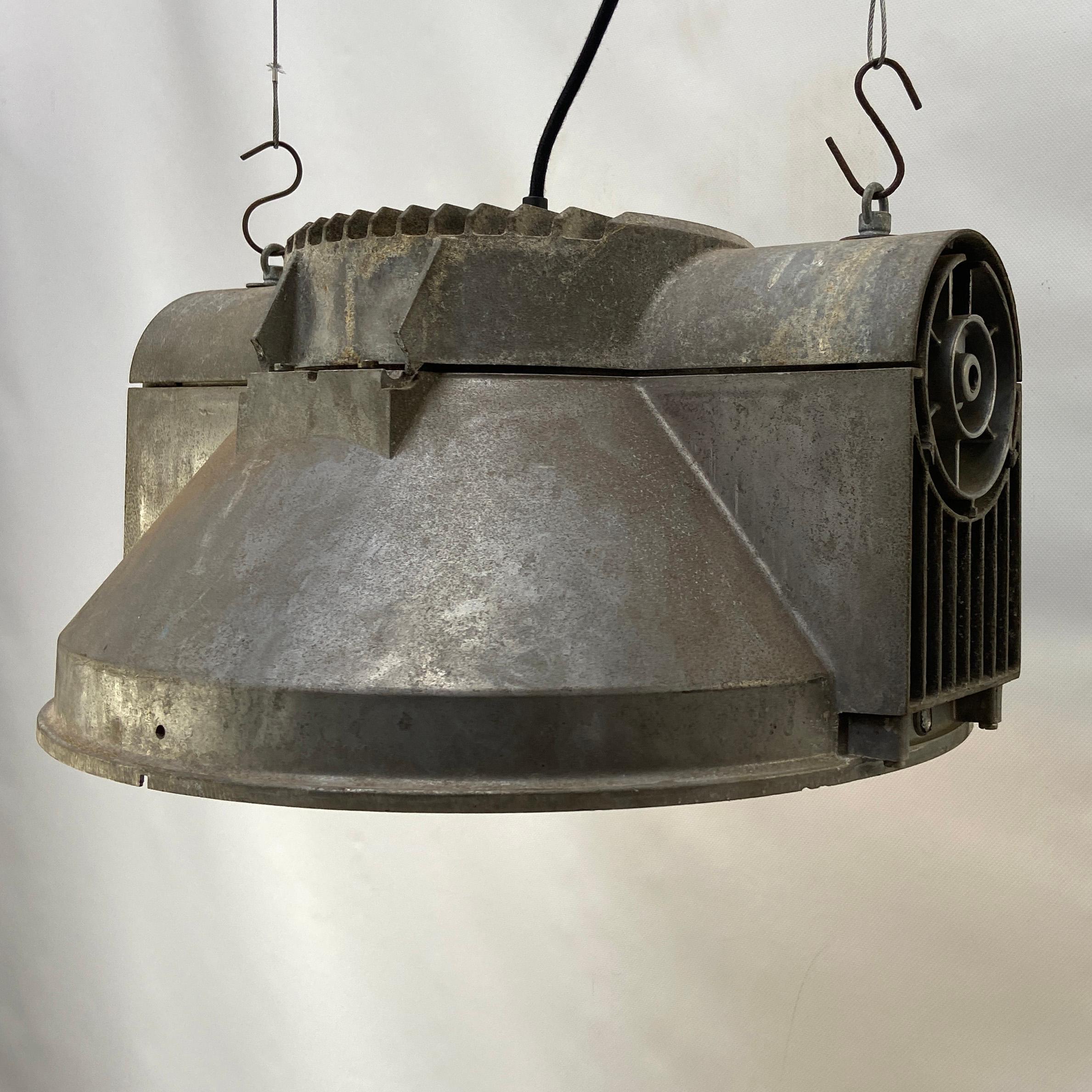 20th Century Stadium Lamp Amsterdam Arena Cast Clear Glass Mirror Hanging Lights