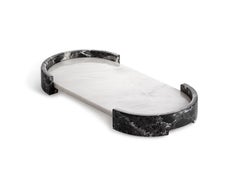 Stadivm Plateau en marbre noir Marquina