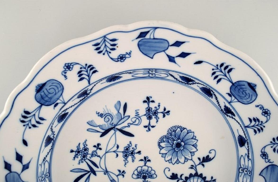 German Stadt Meissen Blue Onion Pattern, Large Bowl, Mid-20th Century For Sale