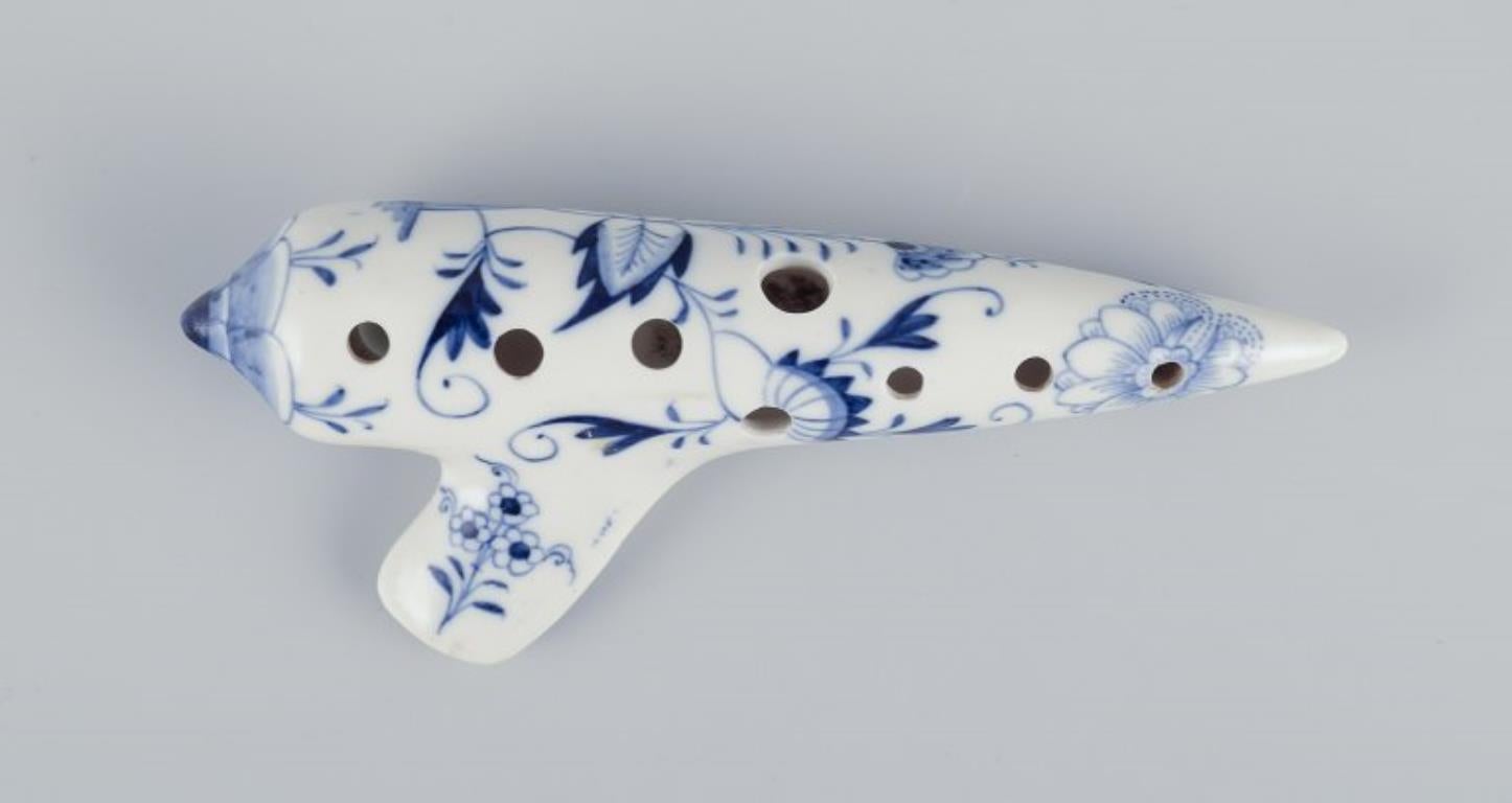 Ciudad de Meissen, Alemania. Flauta de porcelana con forma de ocarina. Alemán en venta