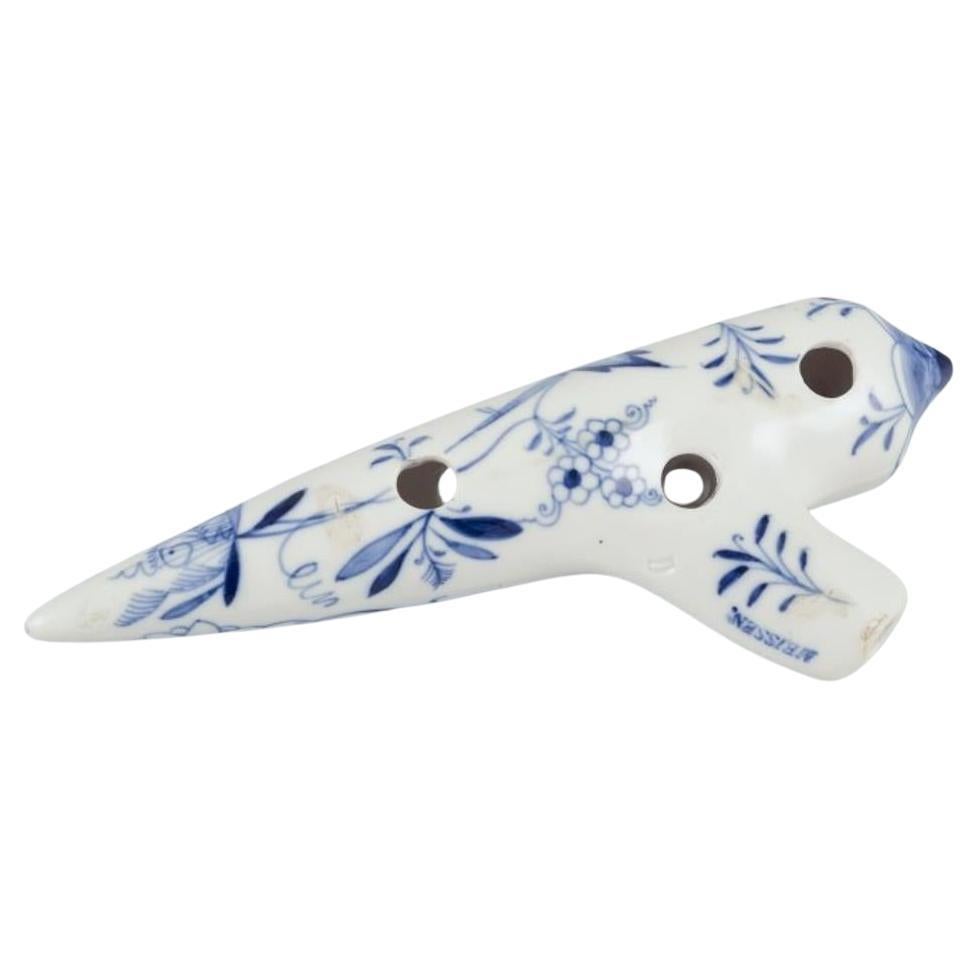 Ciudad de Meissen, Alemania. Flauta de porcelana con forma de ocarina. en venta